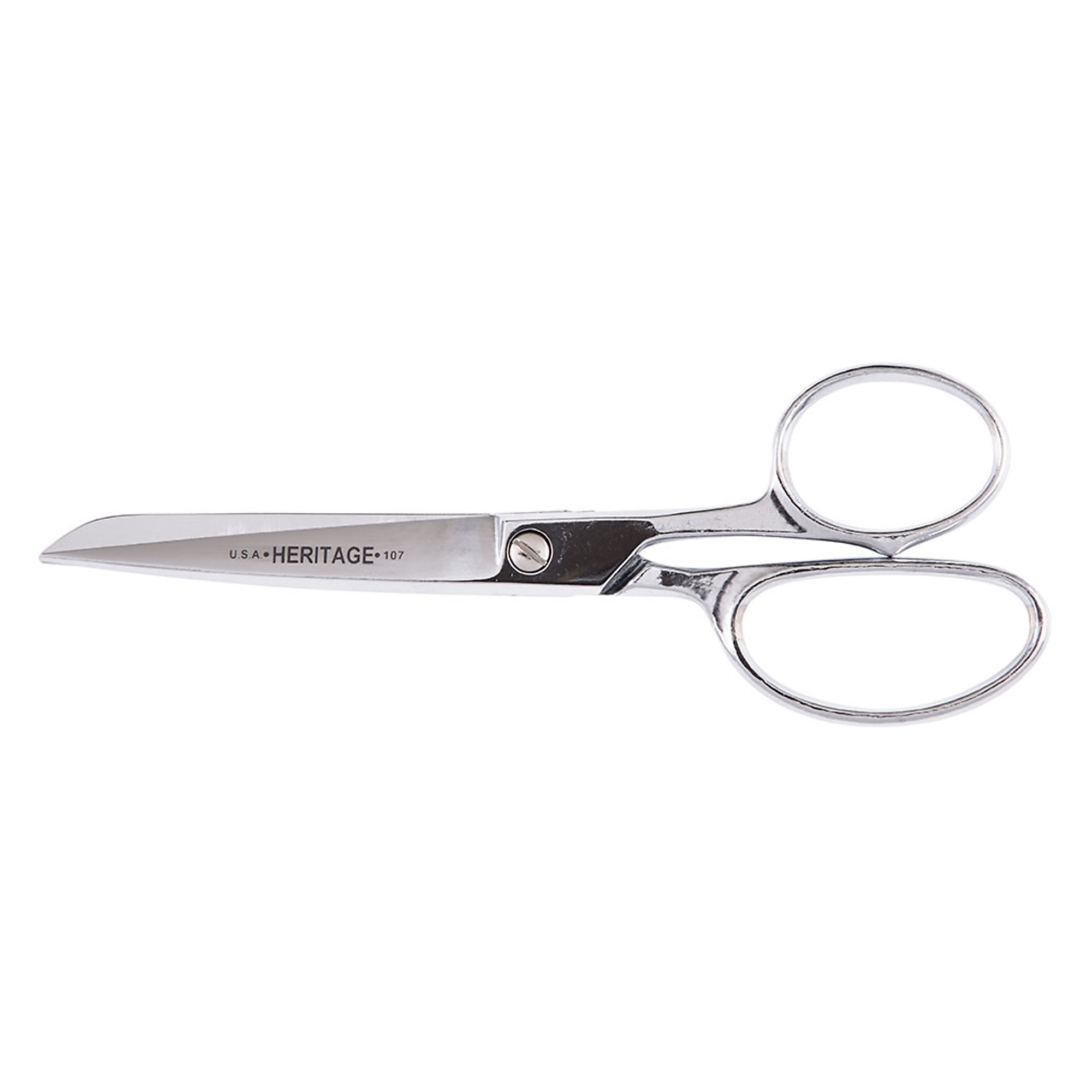 Klein Tools, Straight Trimmer Scissors, 7in., Blade Size 3.5 in, Tool Length 7.5 in, Model# 107-P